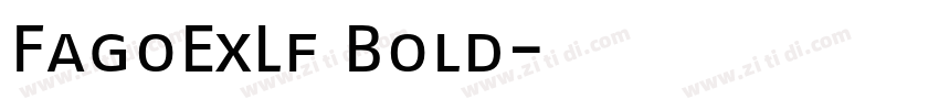 FagoExLf Bold字体转换